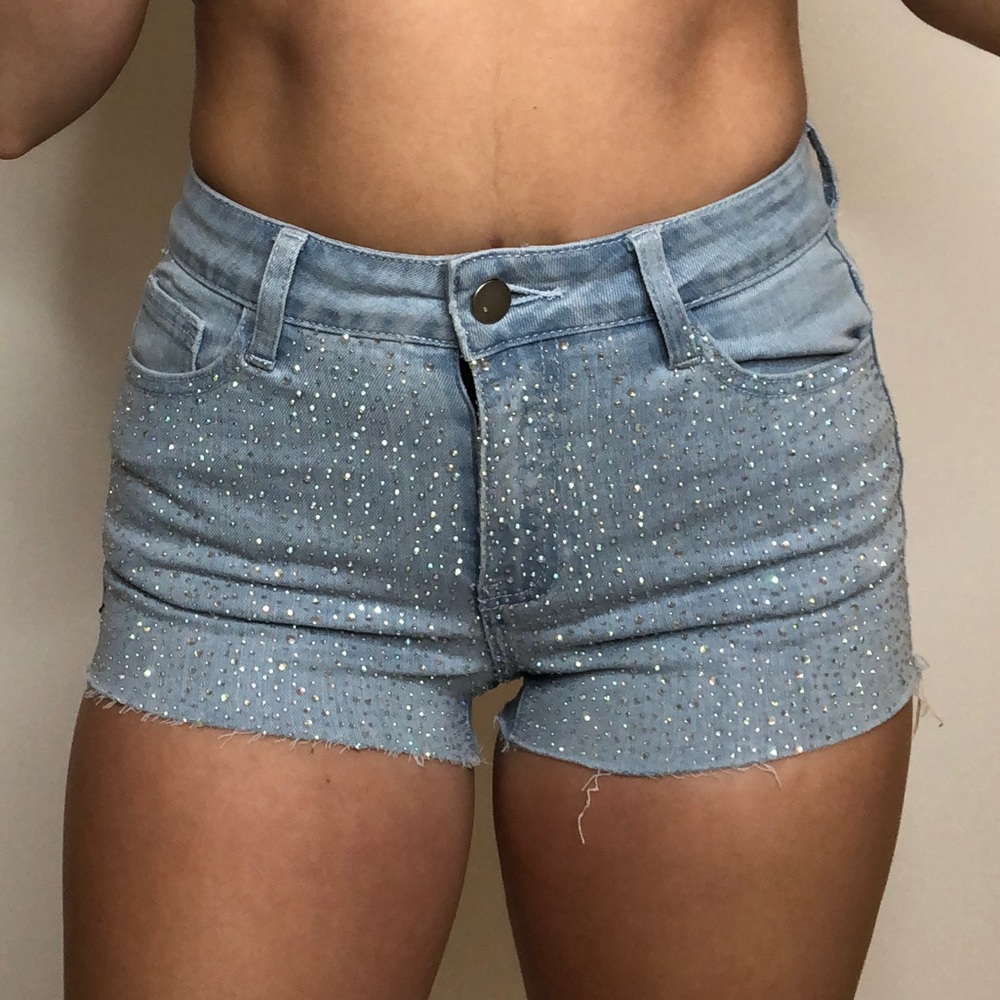 Rhinestone Shorts